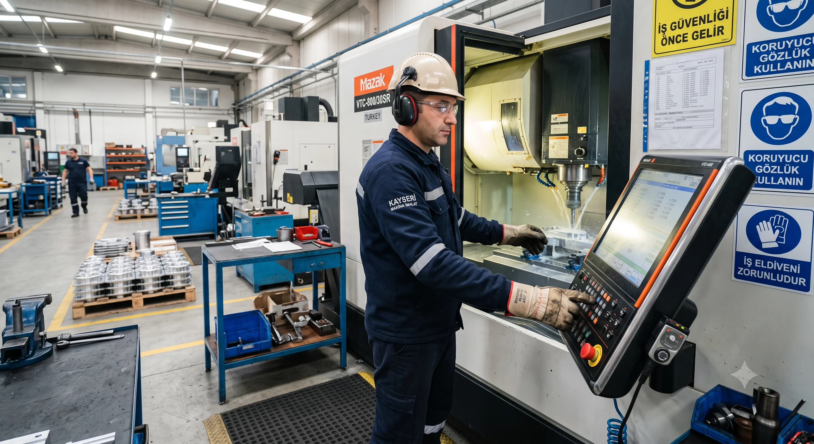 CNC Makinelerde İş Güvenliği Önlemleri